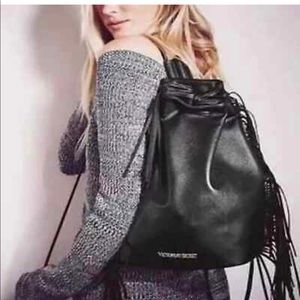 Victoria’s Secret Fringe Drawstring Backpack